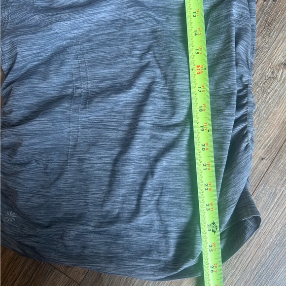 Athleta Shirt Womens Small Speedlight Seamless Tee T-Shirt Top Gray - Picture 4 of 6